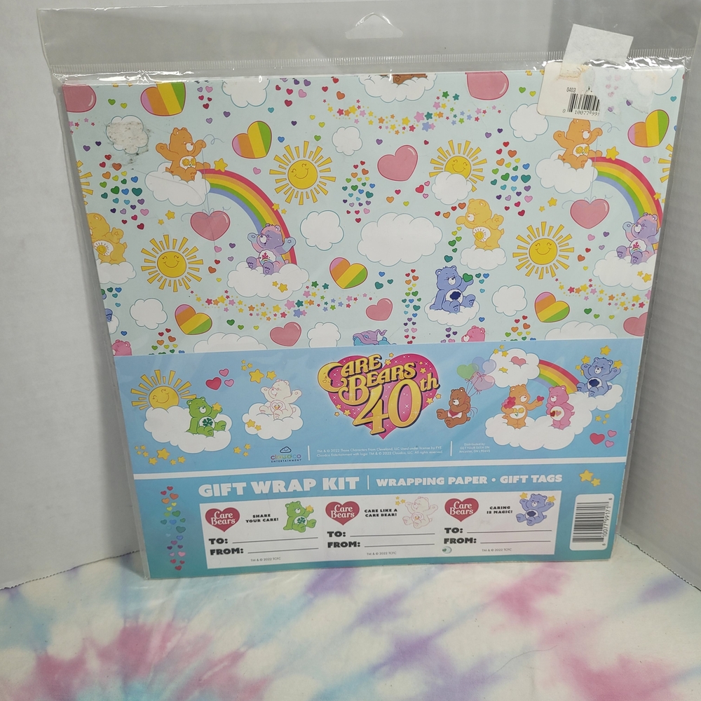 Care Bears 40th Anniversary Gift Wrap Kit